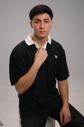 Form Collar Tee Black
