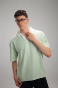 Form Collar Tee Olive