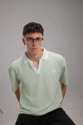 Form Collar Tee Olive